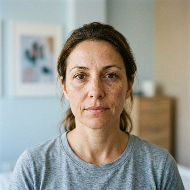 Brightness Day 1 baseline face portrait